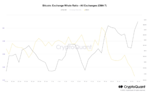 Bitcoin rikkoo 24 XNUMX dollaria, kun Exchange Whale Ratio laskee PlatoBlockchain Data Intelligence -tietokannan. Pystysuuntainen haku. Ai.
