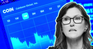 Cathie Woods ARK Invest säljer Coinbase-aktier för 75 miljoner dollar på grund av dålig prestanda PlatoBlockchain Data Intelligence. Vertikal sökning. Ai.