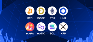 Expanded margin pairs available for BTC, XRP, ETH, MATIC, LINK, DOGE, SOL and MANA PlatoBlockchain Data Intelligence. Vertical Search. Ai.