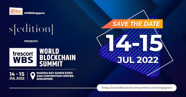 World Blockchain Summit (WBS) Returns to Singapore with an In-Person Event PlatoBlockchain Data Intelligence. Vertical Search. Ai.