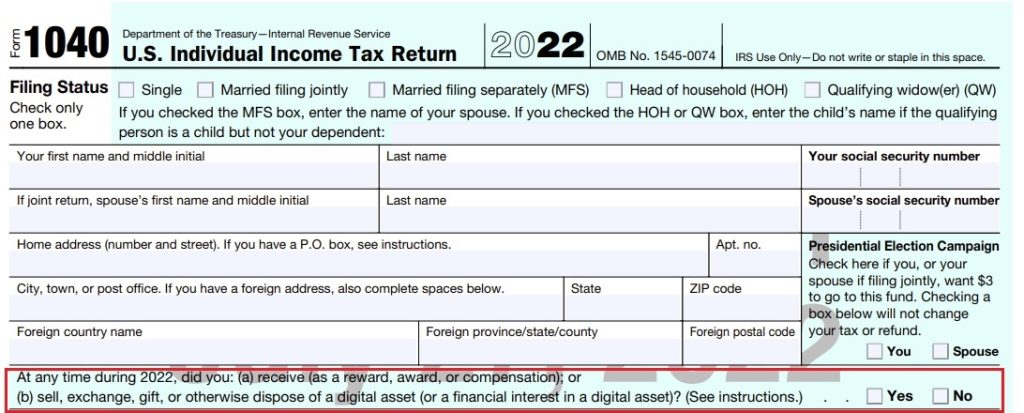 Η IRS επεκτείνει την ερώτηση κρυπτογράφησης σχετικά με τη φορολογική φόρμα – Φόροι Bitcoin News PlatoBlockchain Data Intelligence. Κάθετη αναζήτηση. Ολα συμπεριλαμβάνονται.