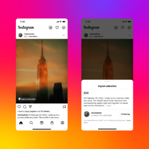 Instagram expands NFT platform to 100 countries NFT - Non-Fungible Token PlatoBlockchain Data Intelligence. Vertical Search. Ai.