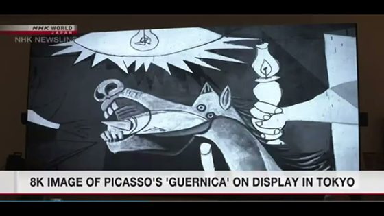 Picassos Guernica filmet i 8K og vist på 325″ skærm PlatoBlockchain Data Intelligence. Lodret søgning. Ai.