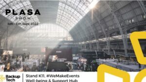 Backup Tech charity to front welbeing hub at PLASA Show PlatoBlockchain Data Intelligence. Vertical Search. Ai.