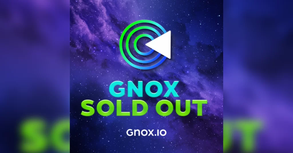 Gnox (GNOX) 预售 100% 售罄将此加密货币放在 Binance Coin (BNB) 和 XRP (XRP) 社区雷达 PlatoBlockchain 数据智能上。 垂直搜索。 哎。