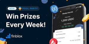 Finblox ที่ได้รับการสนับสนุนจาก Sequoia เปิดตัว Pool Party ให้ผู้ใช้ได้รับรางวัล Crypto ฟรี PlatoBlockchain Data Intelligence ค้นหาแนวตั้ง AI.