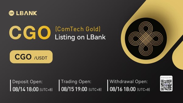 Token w pełni zabezpieczony złotem – ComTech Gold (CGO) jest już dostępny do handlu na giełdzie LBank Exchange PlatoBlockchain Data Intelligence. Wyszukiwanie pionowe. AI.