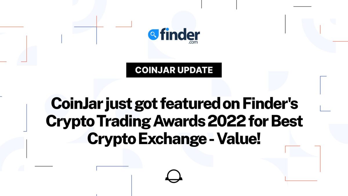 CoinJar نے UK Finder Awards 2022 PlatoBlockchain Data Intelligence میں 'Best Exchange for Value' جیتا۔ عمودی تلاش۔ عی