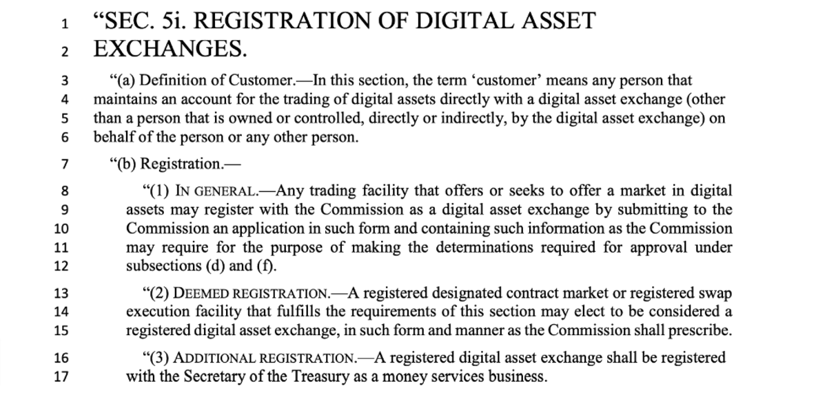 「デジタル資産」を規制するために最近提案された法案の行ごとの分析と批判。 見当違いだと言っても過言ではありません。