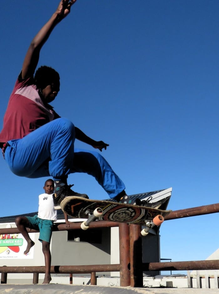 Bitcoin Ekasi surffaajien lastenkylä Etelä-Afrikan talous