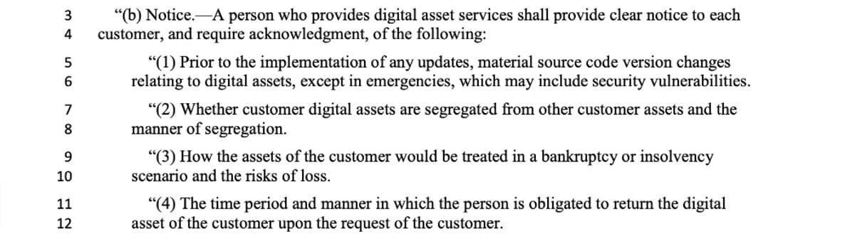 تحليل ونقد سطريًا لمشروع القانون المقترح مؤخرًا لتنظيم "الأصول الرقمية". القول بأنه مضلل هو بخس.
