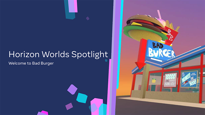Horizon Worlds Spotlight: benvenuti a Bad Burger PlatoBlockchain Data Intelligence. Ricerca verticale. Ai.