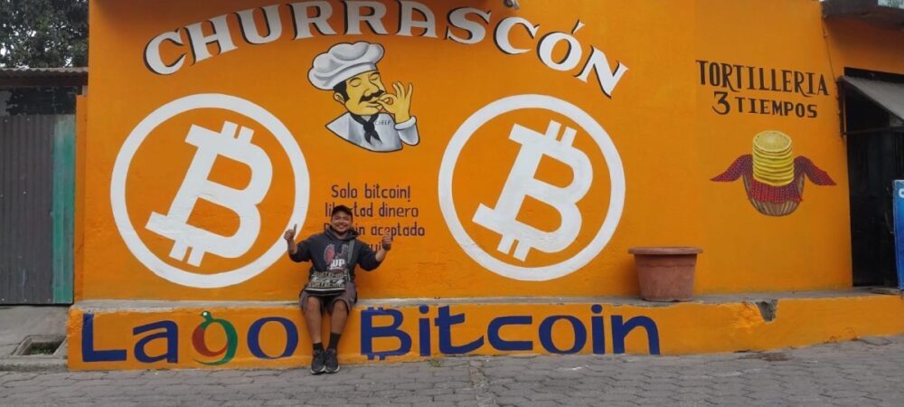 Bedrijf in Panajachel, Guatemala die bitcoin-betalingen accepteert