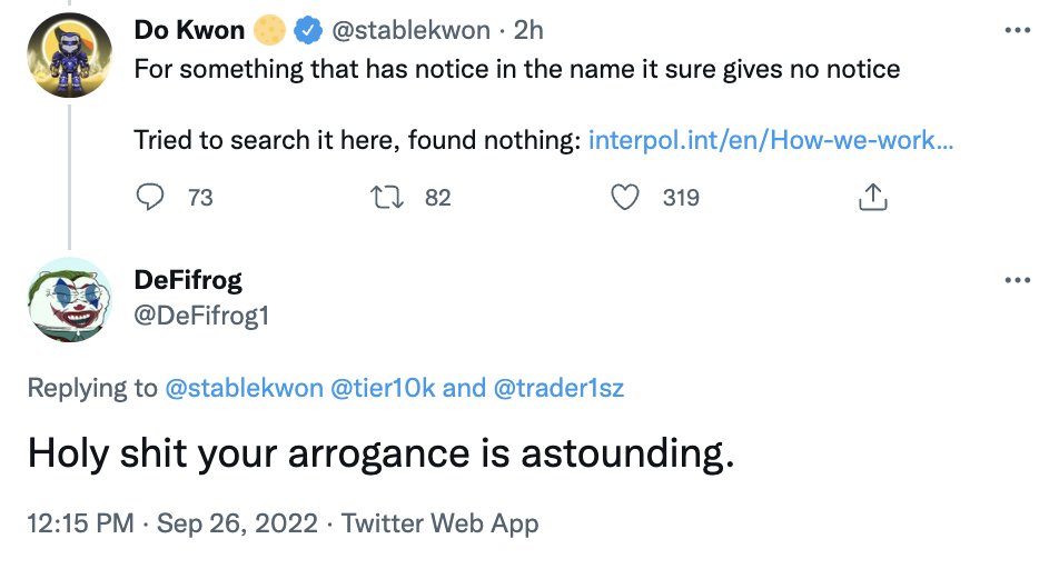 Terra co-founder Do Kwon says he’s ‘making zero effort to hide’ following Interpol notice PlatoBlockchain Data Intelligence. Vertical Search. Ai.