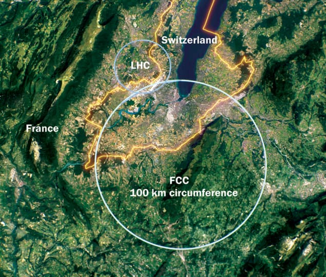 प्लेटोब्लॉकचेन डेटा इंटेलिजेंस के अध्ययन से पता चला है कि CERN की प्रस्तावित 100 किलोमीटर परिधि वाली 'हिग्स फैक्ट्री' का पर्यावरणीय प्रभाव प्रतिस्पर्धी डिजाइनों की तुलना में कम है। लंबवत खोज. ऐ.