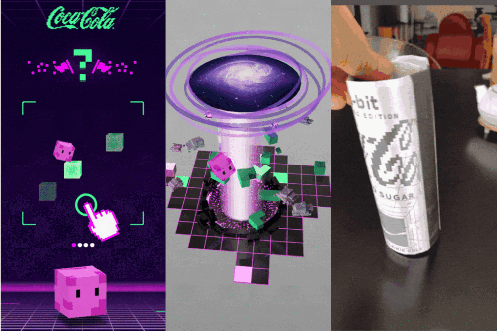 Coca-Cola Creations Bayt AR mini oyunu