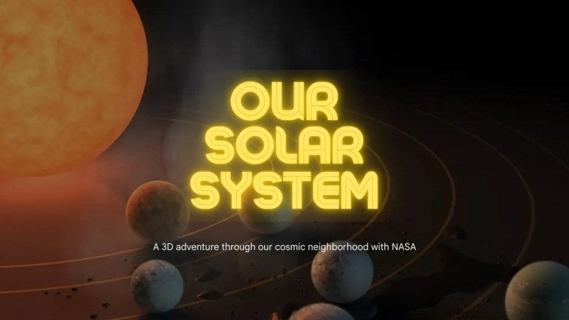 NASA och Google Partner skapar ett AR-solsystem PlatoBlockchain Data Intelligence. Vertikal sökning. Ai.