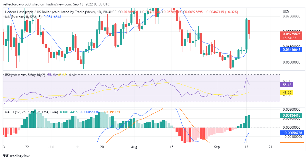 Hedera Hashgraph Price Analysis for 13th of September: HBAR/USD Traders Are Taking Profit PlatoBlockchain Data Intelligence. Vertical Search. Ai.