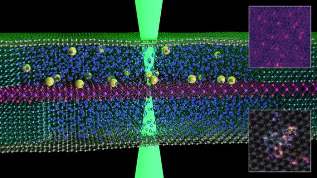 Các nguyên tử đơn lẻ bơi bên trong một chiếc bánh sandwich graphene PlatoBlockchain Data Intelligence. Tìm kiếm dọc. Ái.