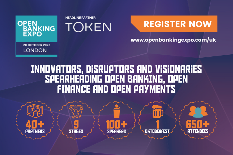 Open Banking Expo toimub Londonis 20. oktoobril PlatoBlockchain Data Intelligence. Vertikaalne otsing. Ai.