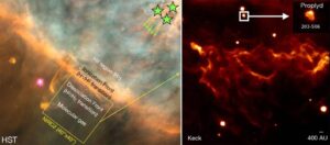 Các nhà thiên văn học đã chụp được những hình ảnh chi tiết nhất về vùng bức xạ trong Trí thông minh dữ liệu PlatoBlockchain của thanh kiếm Orion. Tìm kiếm dọc. Ái.