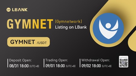 GYM Network (GYMNET) Is Now Available for Trading on LBank Exchange PlatoBlockchain Data Intelligence. Vertical Search. Ai.