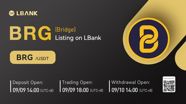 Bridge (BRG) è ora disponibile per il trading su LBank Exchange PlatoBlockchain Data Intelligence. Ricerca verticale. Ai.