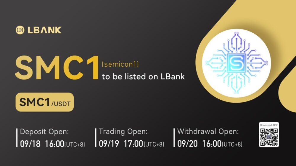 Semicon1 (SMC1) Is Now Available for Trading on LBank Exchange PlatoBlockchain Data Intelligence. Vertical Search. Ai.