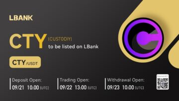 Custodiy (CTY) Is Now Available for Trading on LBank Exchange PlatoBlockchain Data Intelligence. Vertical Search. Ai.