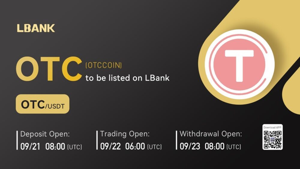OTCcoin (OTC) Is Now Available for Trading on LBank Exchange PlatoBlockchain Data Intelligence. Vertical Search. Ai.