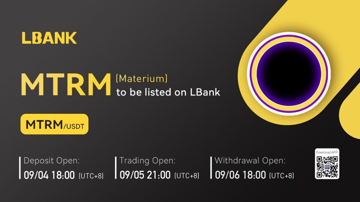Materium (MTRM) Is Now Available for Trading on LBank Exchange PlatoBlockchain Data Intelligence. Vertical Search. Ai.
