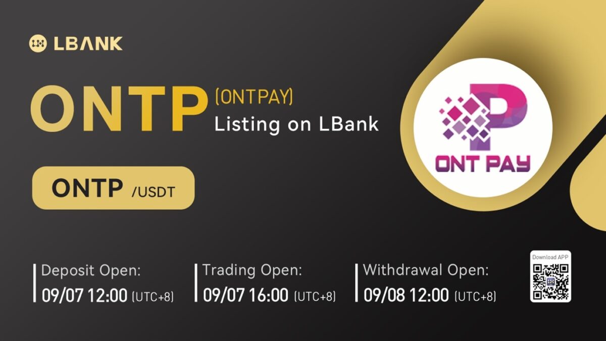 Το ONTPAY (ONTP) είναι πλέον διαθέσιμο για διαπραγμάτευση στο LBank Exchange PlatoBlockchain Data Intelligence. Κάθετη αναζήτηση. Ολα συμπεριλαμβάνονται.