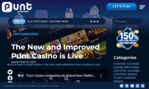 Punt Casino Upgrade ger nya spel, bonusar och Crypto PlatoBlockchain Data Intelligence. Vertikal sökning. Ai.
