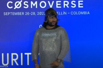 Osmosis co-founder reveals cross staking through mesh security in chainmail armor at Cosmoverse PlatoBlockchain Data Intelligence. Vertical Search. Ai.