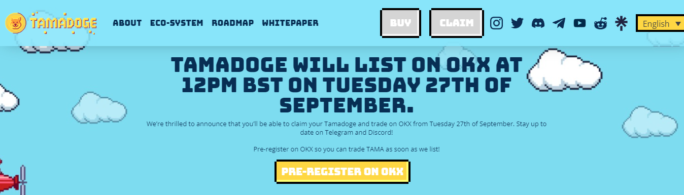 Tamadoge (TAMA) - beste crypto's om te kopen voor rendement op lange termijn