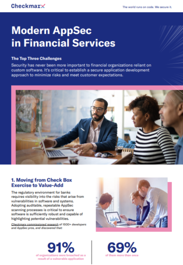Whitepaper: Modern AppSec in financial services Customer Experience/CX & User Experience/UX PlatoBlockchain Data Intelligence. Vertical Search. Ai.