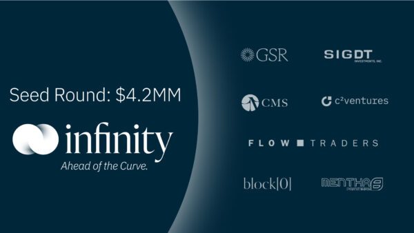 Infinity Exchange lève 4.2 millions de dollars pour accélérer la DeFi institutionnelle et créer le prochain marché d'un billion de dollars PlatoBlockchain Data Intelligence. Recherche verticale. Aï.