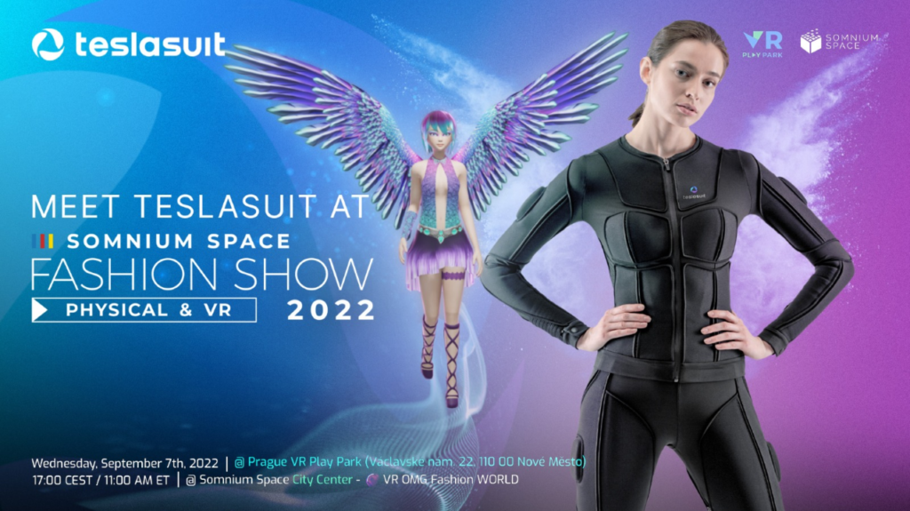 Somnium Space Fashion Show with TESLASUIT showcase PlatoBlockchain Data Intelligence. Vertical Search. Ai.