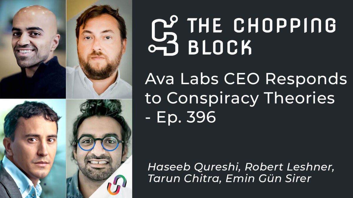 The Chopping Block: ETHPoW Is ‘a Terrible Way to Fork the Blockchain’ – Ep. 396 PlatoBlockchain Data Intelligence. Vertical Search. Ai.