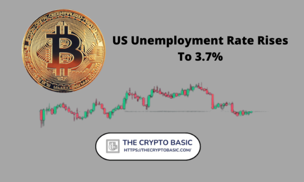 Bitcoin-priset förblir stabilt när USA:s arbetslöshet stiger till 3.7 % PlatoBlockchain Data Intelligence. Vertikal sökning. Ai.