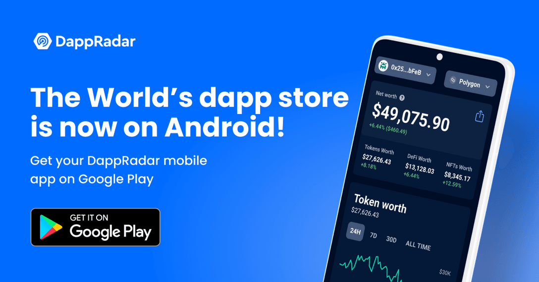 L'app mobile DappRadar è ora disponibile su Android PlatoBlockchain Data Intelligence. Ricerca verticale. Ai.