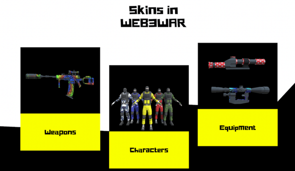 Actifs du jeu WEB3WAR