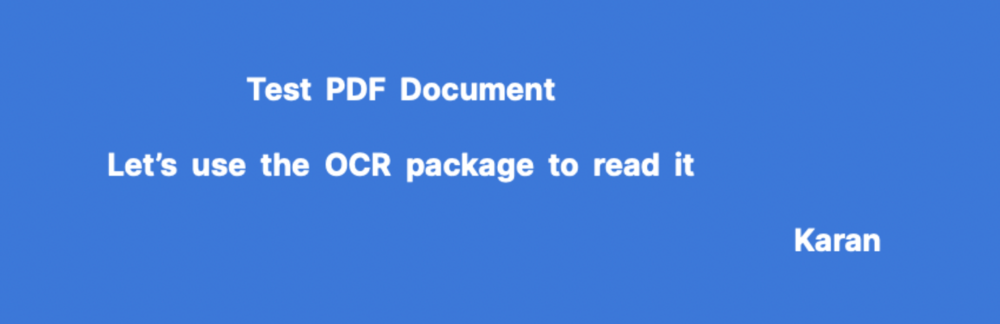 PDF OCR - Python Tutorial and Free Online PDF OCR Tools AI & Machine Learning PlatoBlockchain Data Intelligence. Vertical Search. Ai.