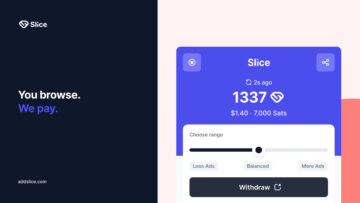 ZEBEDEE, розширення Slice Launch Browser, щоб платити користувачам у біткойнах за веб-серфінг PlatoBlockchain Data Intelligence. Вертикальний пошук. Ai.