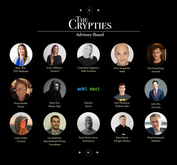 Web3 Gets Its Signature Awards Ceremony: Decrypt Studios Launches The Crypties PlatoBlockchain Data Intelligence. Vertical Search. Ai.