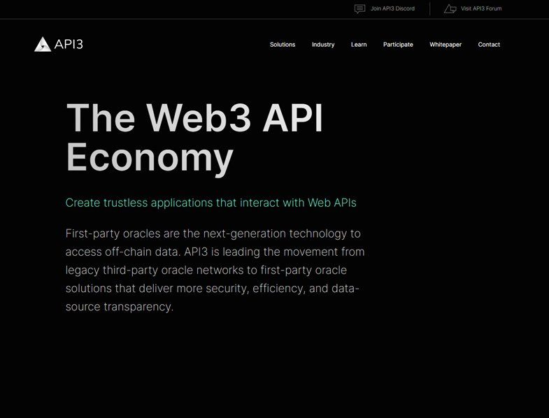 Create trustless applications that interact with Web APIs