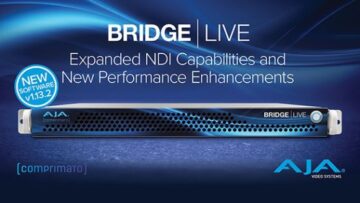 AJA amplía las capacidades de NDI en la actualización de Bridge Live PlatoBlockchain Data Intelligence. Búsqueda vertical. Ai.
