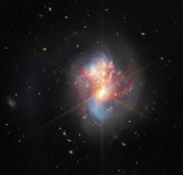 NASA's Webb legt een wonderbaarlijk beeld vast van samensmeltende sterrenstelsels PlatoBlockchain Data Intelligence. Verticaal zoeken. Ai.