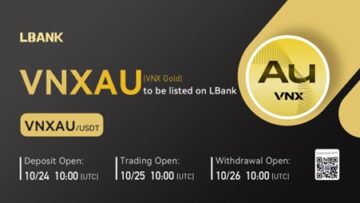 LBank Exchange Will List VNX Gold (VNXAU) on October 25, 2022 PlatoAiStream Data Intelligence. Vertical Search. Ai.