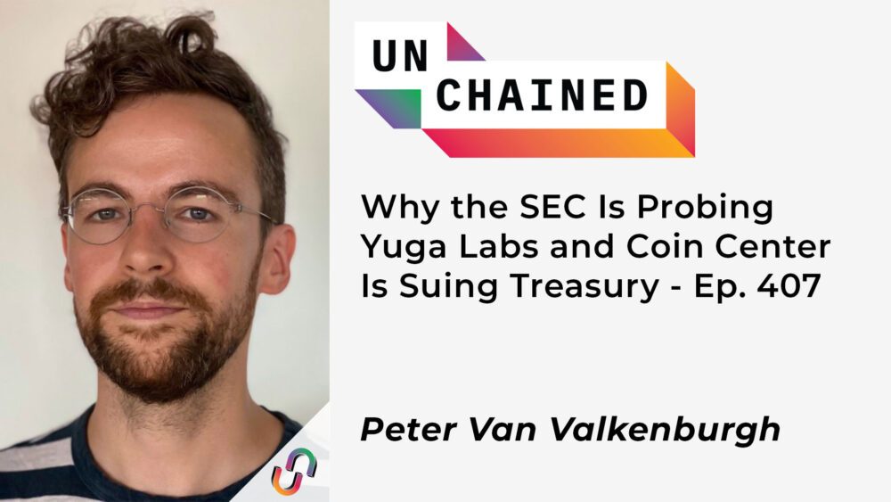 Waarom de SEC Yuga Labs onderzoekt en het Coin Center de Schatkist aanklaagt – Ep. 407 PlatoBlockchain-gegevensintelligentie. Verticaal zoeken. Ai.